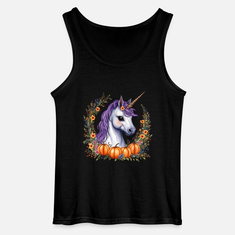Halloween-Pony - Gildan Männer Tank Top - Schwarz