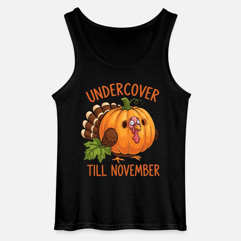 Undercover Truthahn - Gildan Männer Tank Top - Schwarz