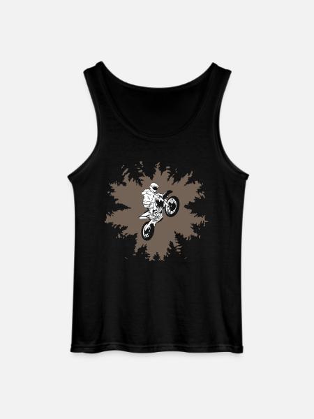 Love is Nature Motocross - Gildan Men’s Tank Top - black