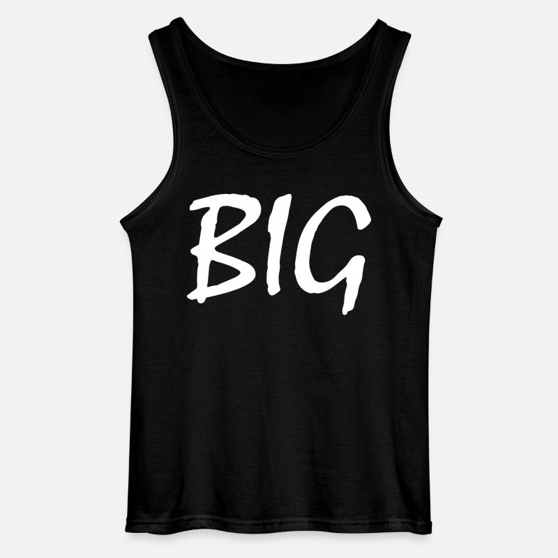 Big - Gildan Männer Tank Top - Schwarz