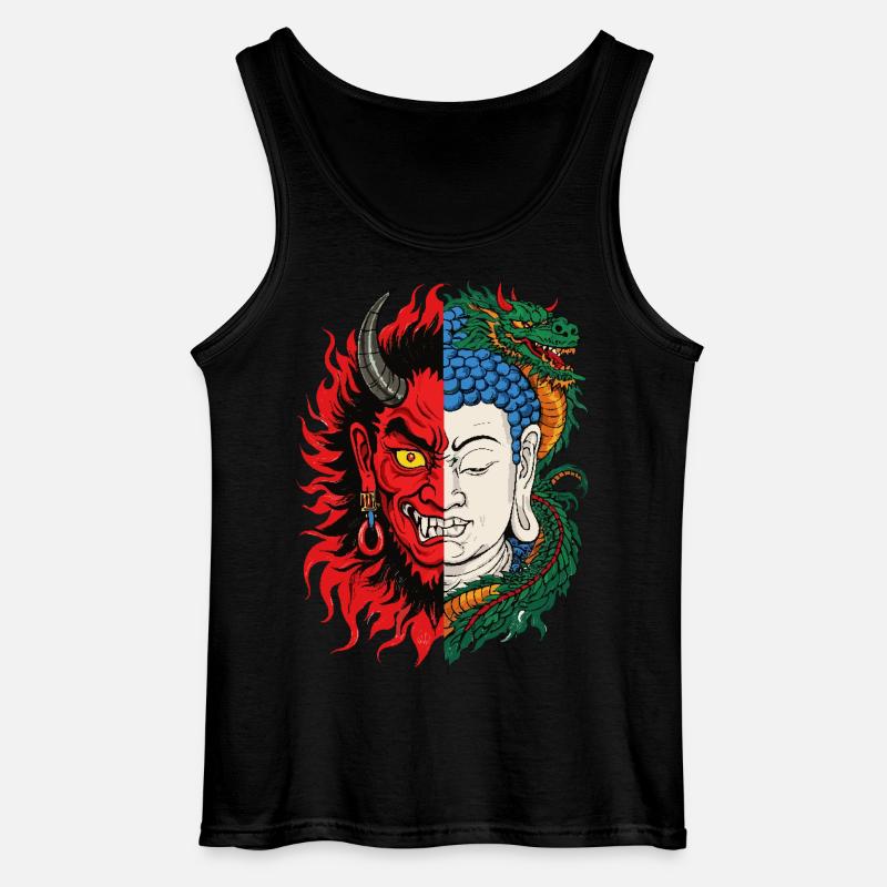 Das Böse und Gott - Gildan Männer Tank Top - Schwarz