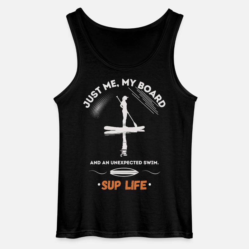 Stand Up Paddle - SUP Life - Gildan Männer Tank Top - Schwarz