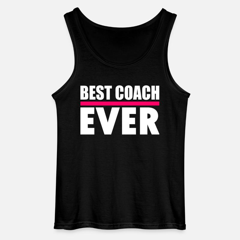 Best coach ever - Gildan Männer Tank Top - Schwarz