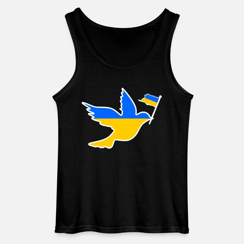 Ukraine - Gildan Männer Tank Top - Schwarz