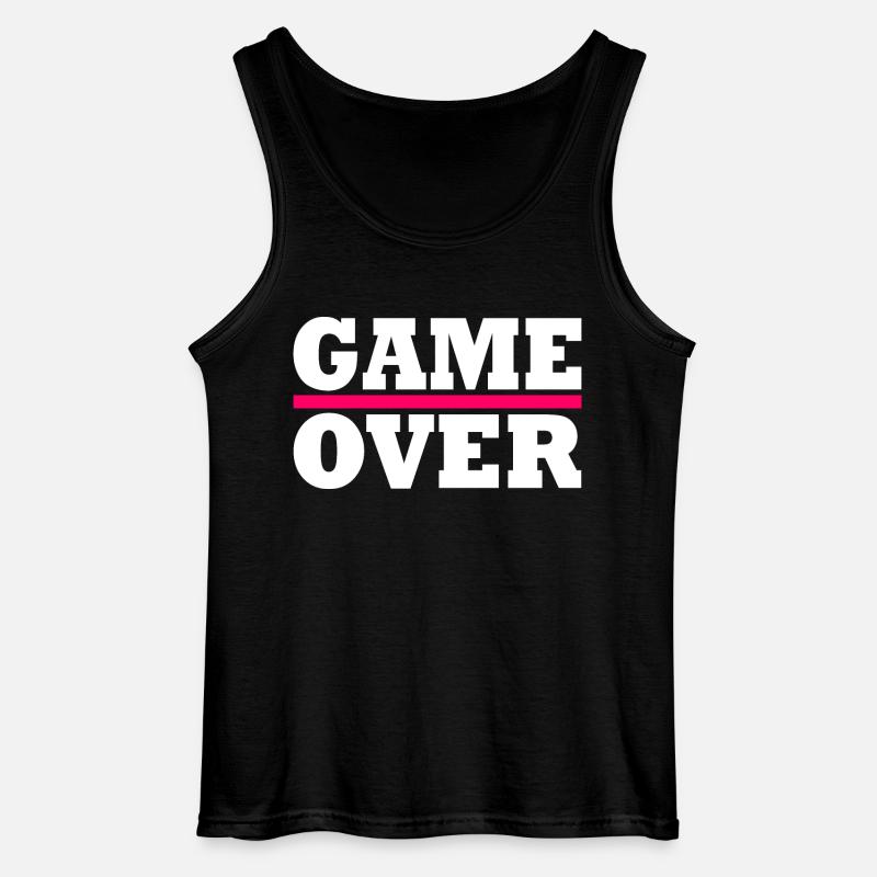 Game over - Gildan Männer Tank Top - Schwarz