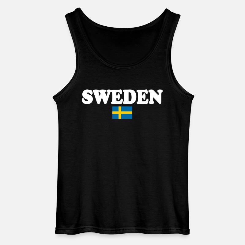 Schweden - Gildan Männer Tank Top - Schwarz