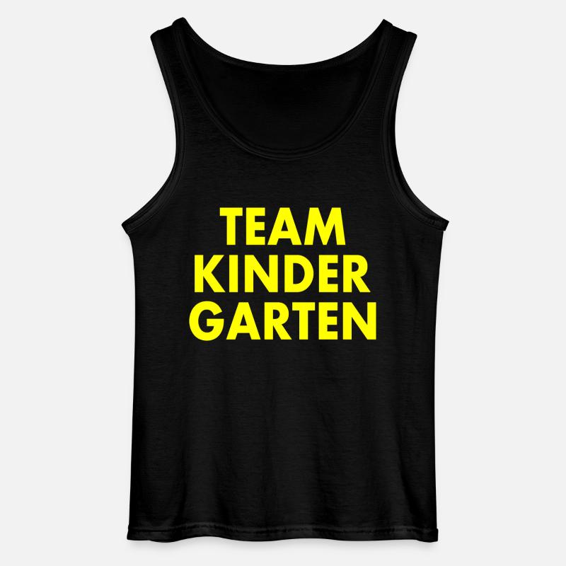 Team kindergarten - Gildan Männer Tank Top - Schwarz