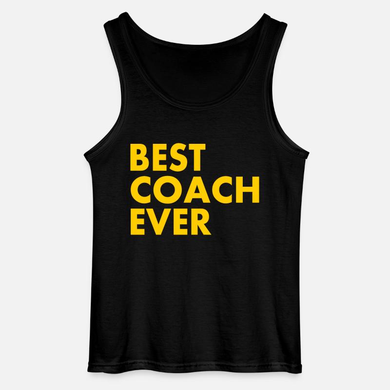 Best coach ever - Gildan Männer Tank Top - Schwarz