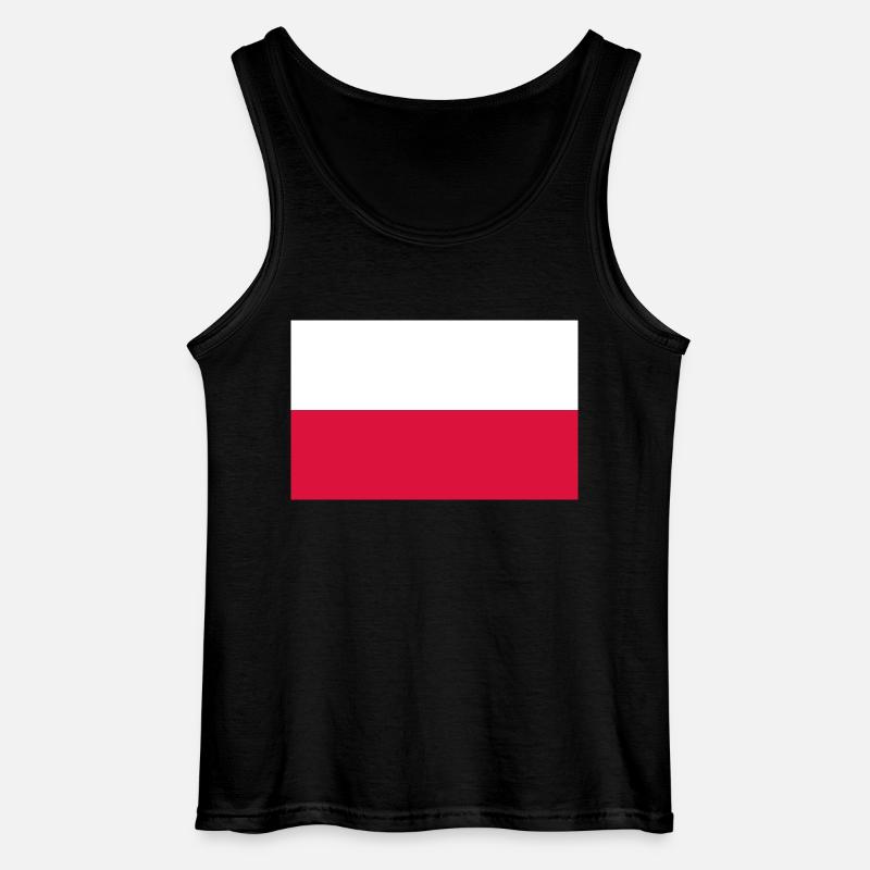 Polen - Gildan Männer Tank Top - Schwarz