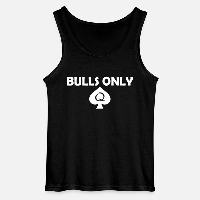 Bulls only - Gildan Männer Tank Top - Schwarz