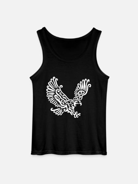 White Eagle - Gildan Men’s Tank Top - black