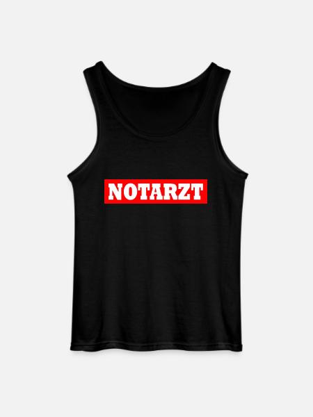 Notarzt - Gildan Männer Tank Top - Schwarz