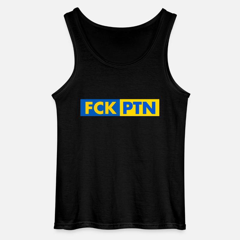 Fck ptn - Gildan Männer Tank Top - Schwarz