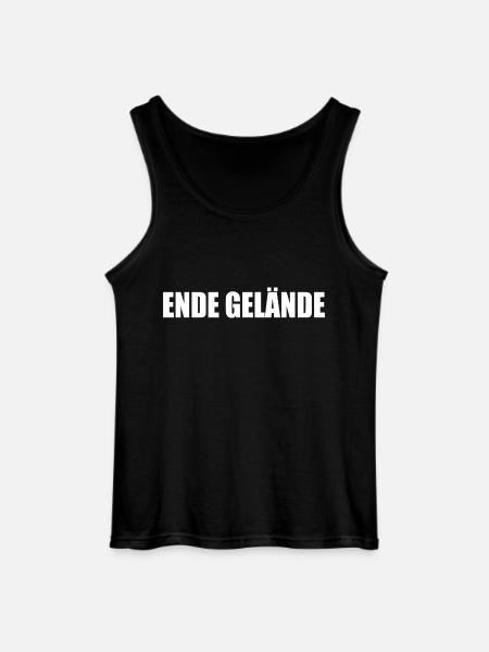 Ende gelände - Gildan Männer Tank Top - Schwarz