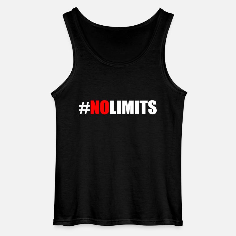 No limits - Gildan Männer Tank Top - Schwarz