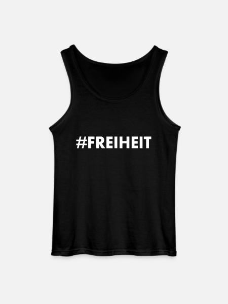 Freiheit - Gildan Männer Tank Top - Schwarz