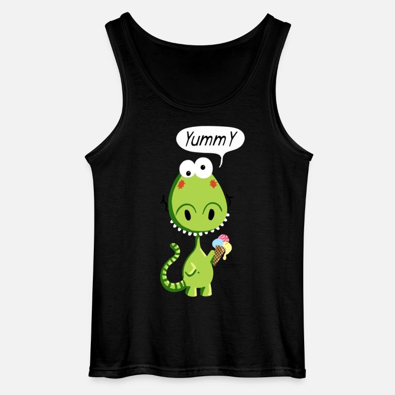 Yummy Drache - Gildan Männer Tank Top - Schwarz