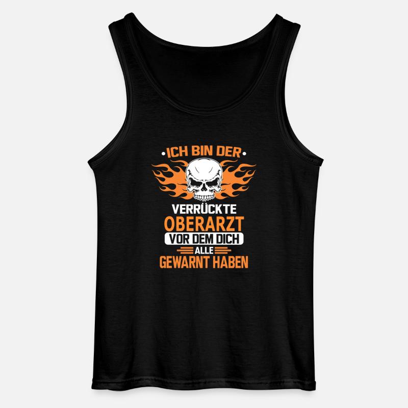 OBERARZT - Gildan Männer Tank Top - Schwarz