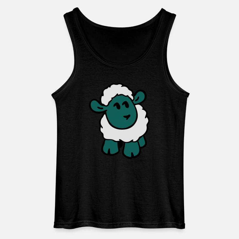 Schaf - Gildan Männer Tank Top - Schwarz