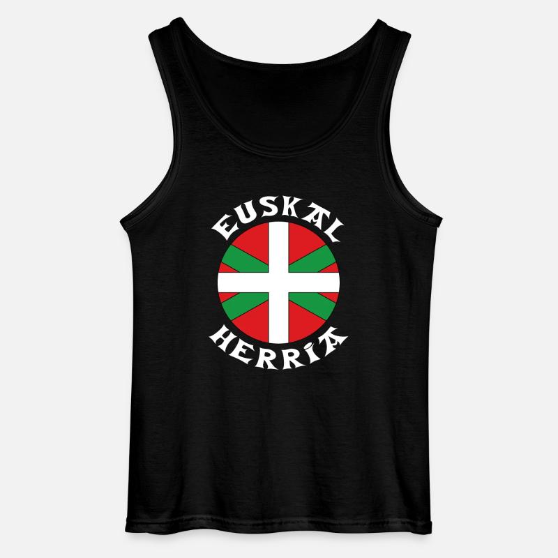 Baskische Land Design 7 - Gildan Männer Tank Top - Schwarz