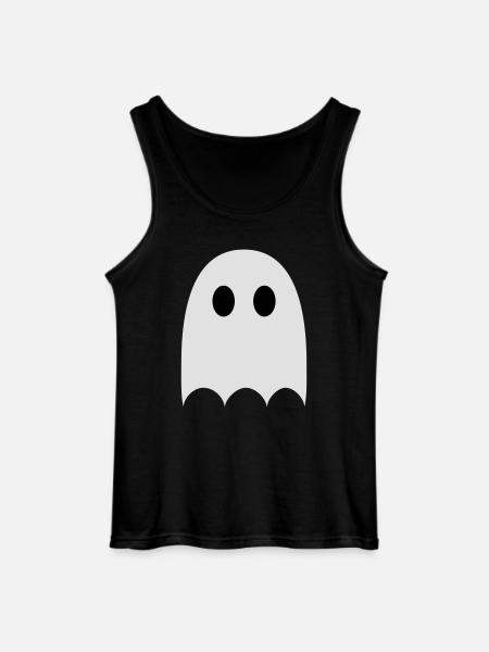 ghost - Gildan Men’s Tank Top - black