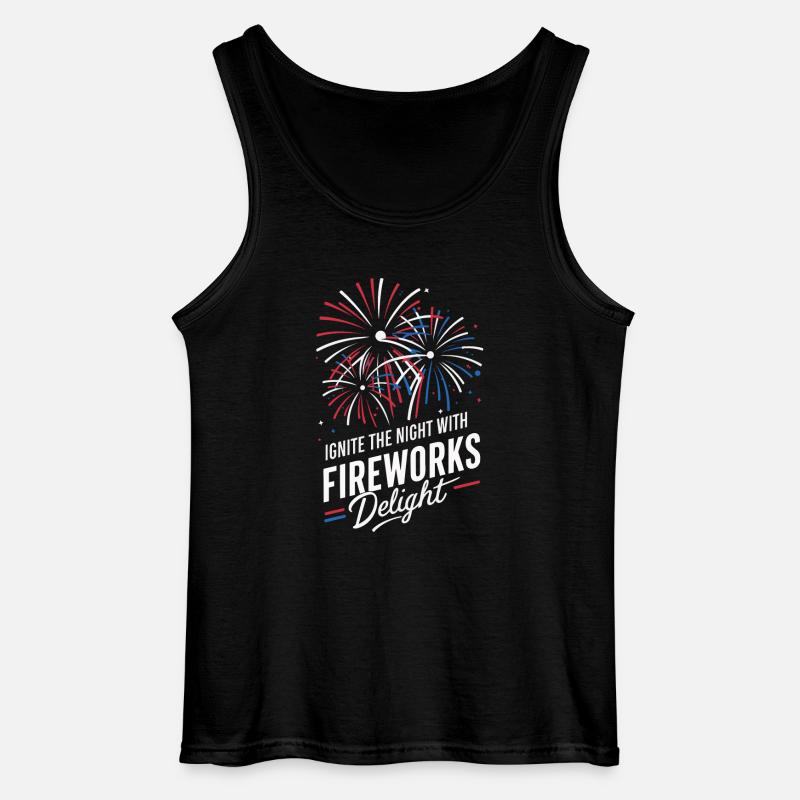 Pyrotechnics Fireworks Pyrotechnics - Gildan Men’s Tank Top - black