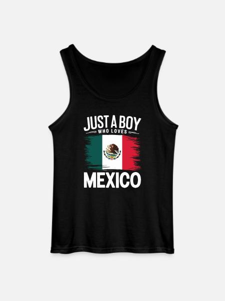 Mexico Mexico Mexican Spanish - Gildan Men’s Tank Top - black