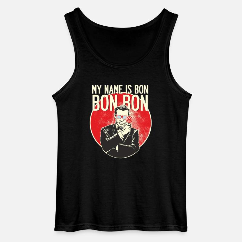 random Mix Bon Bon - Gildan Männer Tank Top - Schwarz