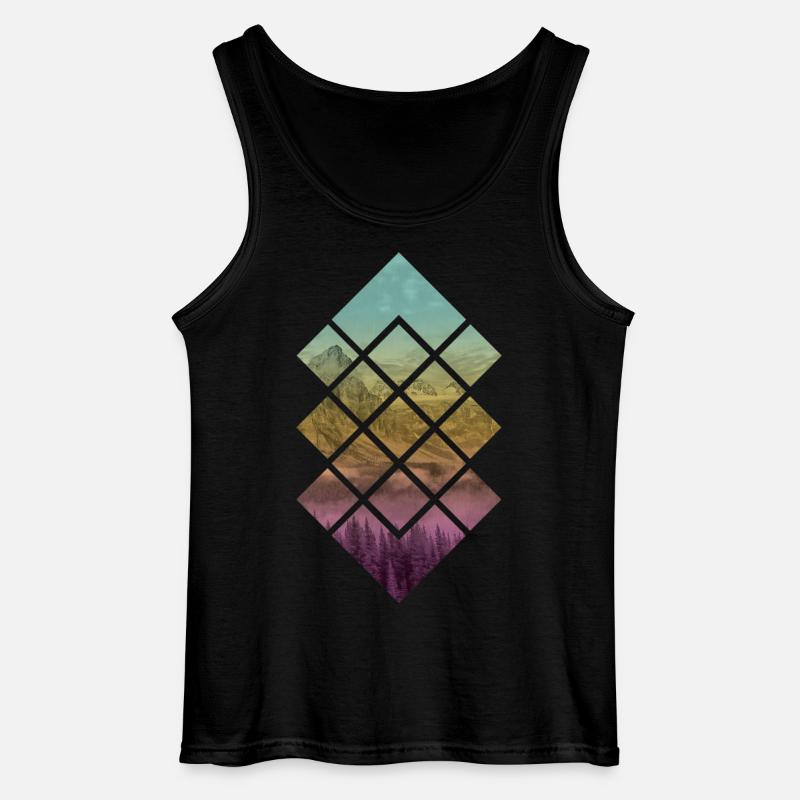 Landscape mode - Gildan Männer Tank Top - Schwarz