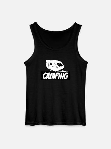 Camping - The pure passion - Gildan Men’s Tank Top - black