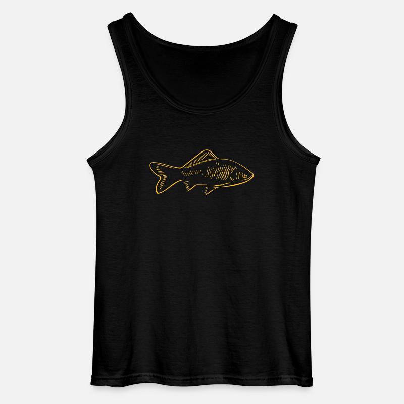 Fisch - Gildan Männer Tank Top - Schwarz