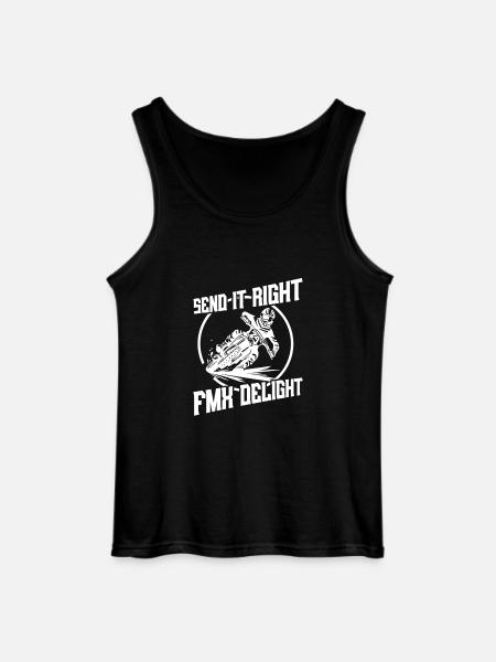 Dirt Bike Rider FMX Delight MX Motocross Supercross - Gildan Men’s Tank Top - black