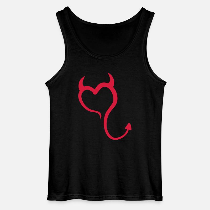 Little Devil 01 - Gildan Männer Tank Top - Schwarz
