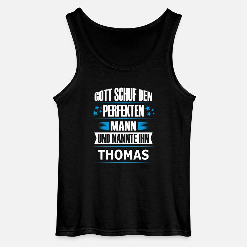 THOMAS - Gildan Männer Tank Top - Schwarz