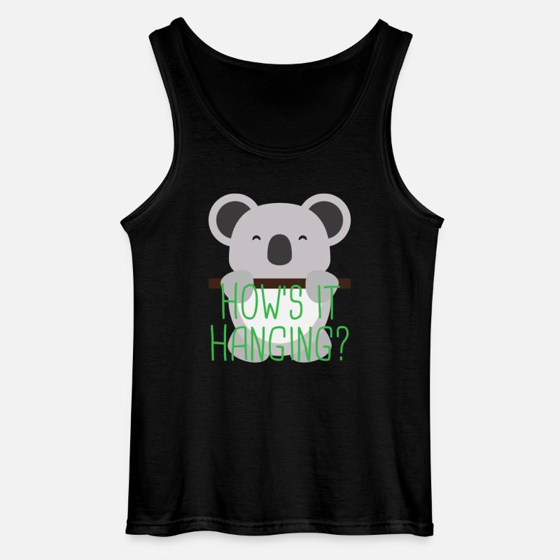 Koala 3 03 - Gildan Männer Tank Top - Schwarz