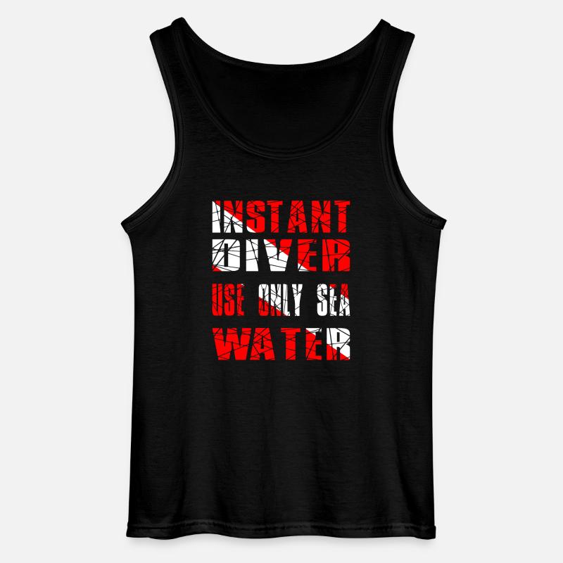 INSTANT DIVER - Gildan Männer Tank Top - Schwarz