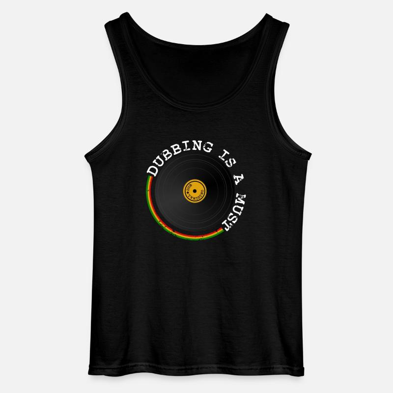 Dubbing - Gildan Männer Tank Top - Schwarz