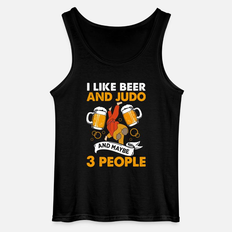 Judo - Gildan Männer Tank Top - Schwarz