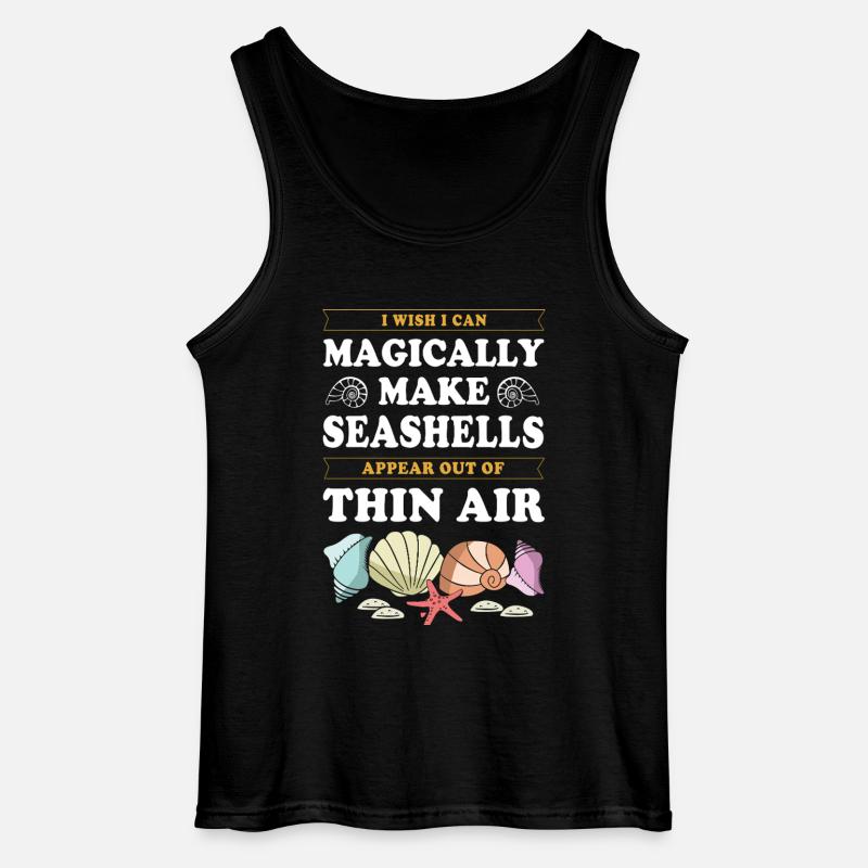 Shell Shell Collector - Gildan Men’s Tank Top - black
