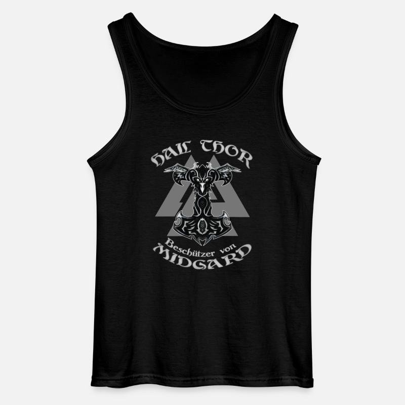 HAIL THOR - Gildan Männer Tank Top - Schwarz