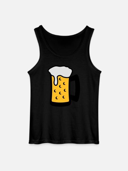 Beer Glas - Gildan Men’s Tank Top - black