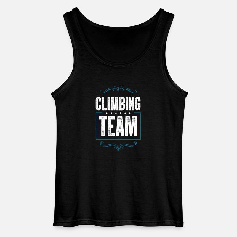 Climbing Crew - Gildan Männer Tank Top - Schwarz