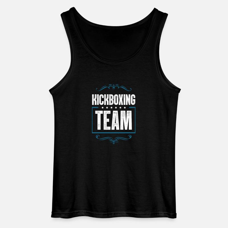 Kickboxing Team - Gildan Männer Tank Top - Schwarz