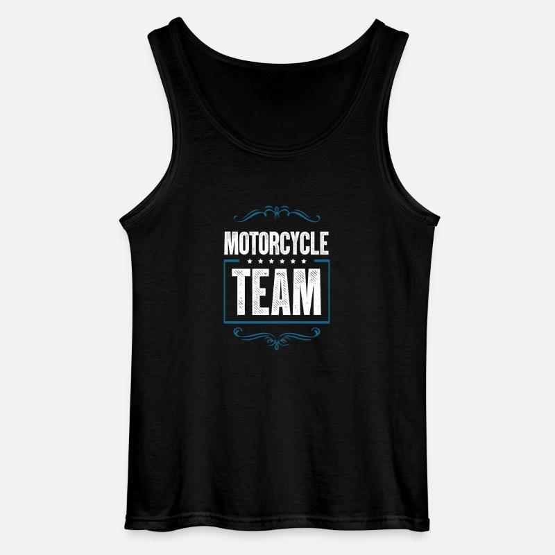 Motorcycle Team - Gildan Männer Tank Top - Schwarz
