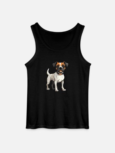 French Bulldog Dog - Gildan Men’s Tank Top - black