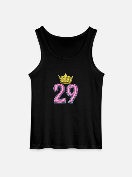 29 Number Krone - Gildan Men’s Tank Top - black