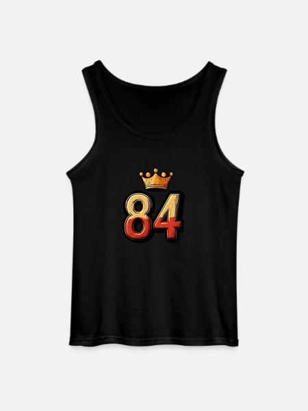 84 Number Krone - Gildan Men’s Tank Top - black