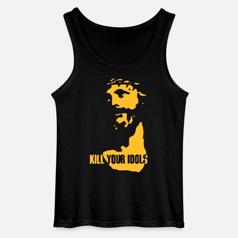 Töte deine Idole - Gildan Männer Tank Top - Schwarz
