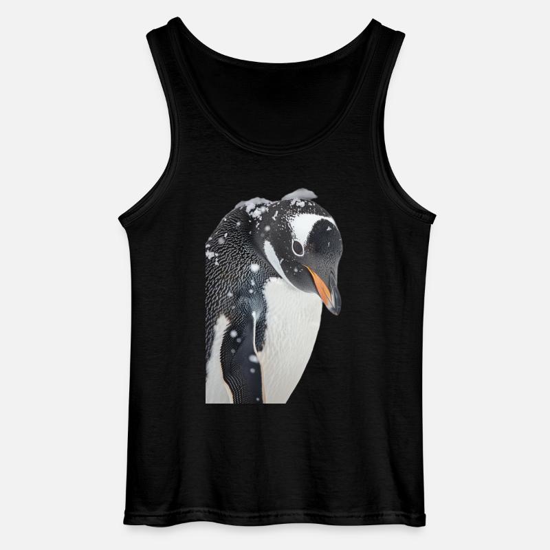 Pinguin - Gildan Männer Tank Top - Schwarz