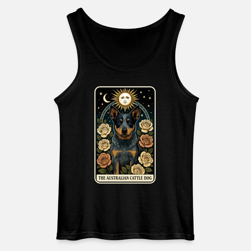 Australischer Rinderhund - Gildan Männer Tank Top - Schwarz